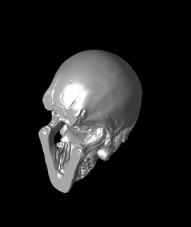 vampiro crânio decoração artes entretenimento 3d print model - Mito3D