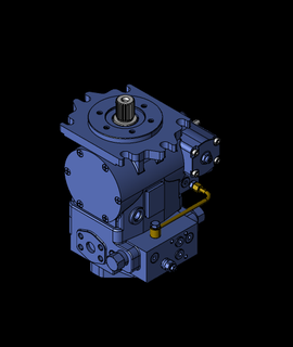 variável deslocamento etapa bomba 3d modelo 3d print model - Mito3D