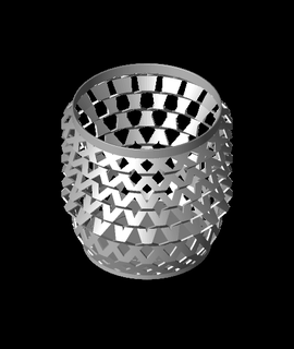 vase basketvpatternstl yapıcı 3d print model - Mito3D