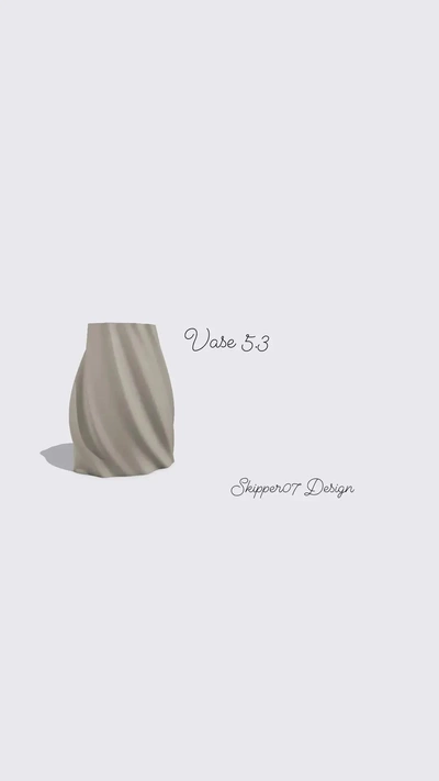 vase 53 - 3d by skipper07 on thangs 3d print model - Mito3D