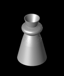 vase nétique 3d print model - Mito3D