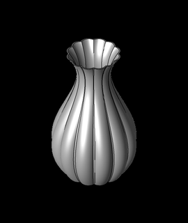 vase samba Accueil maison jardin 3d print model - Mito3D