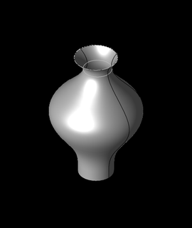 vase samba Accueil maison jardin 3d print model - Mito3D