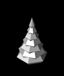 vaso modalità Natale albero 3d modello opera rospo grazie 3d print model - Mito3D