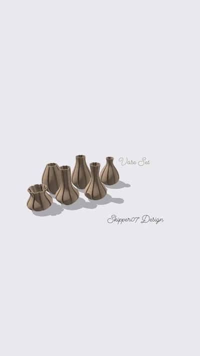 vase set 20 - 3d by skipper07 on thangs sports equipment 3d print model - Mito3D