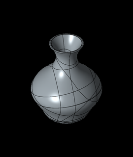 vaso shatteredpar 3d modello raul thangs grazie 3d print model - Mito3D