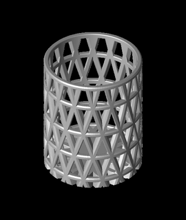 vase v1 mécanique Accueil maison jardin 3d print model - Mito3D