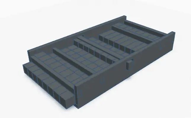 version 2 mécanique 1b mémoire module pièces 3d by ardoise technologies 3d print model - Mito3D