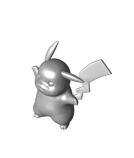 versión Pikachu 3d modelo danielsdennis gracias 3D print model - Mito3D