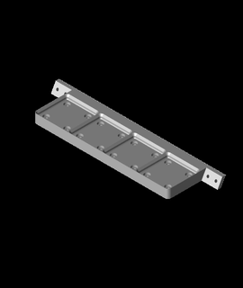 verticale gridfinity divisori bidoni dispositivi 3d print model - Mito3D