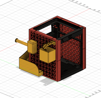 vertical gridfinity chasquido bloquear paneles bambuconcurso manijas 3d print model - Mito3D