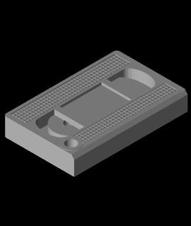 vhs tape keychain 3d model grepblacksmith thangs 3d print model - Mito3D