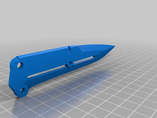 vibroblade inspired balisong butterfly knife - 3d by reprops03 on thangs 3d print model - Mito3D