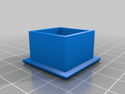 vierkant rohr endstopfen - klauskos 3d print model - Mito3D