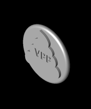 virtue player points cryptocurrency coin 3d model thangs 3d print model - Mito3D