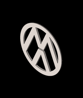 Volkswagen logosldprt 3d modelo umanggala44 3d print model - Mito3D