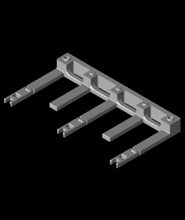 voron24 câble clips vacarme rails 3d modèle 3d print model - Mito3D