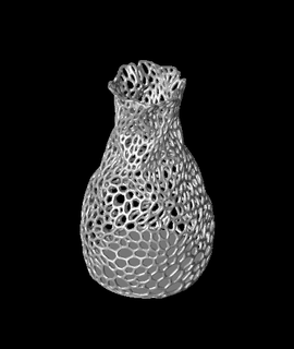 voroni vase andromeda 3d print model - Mito3D