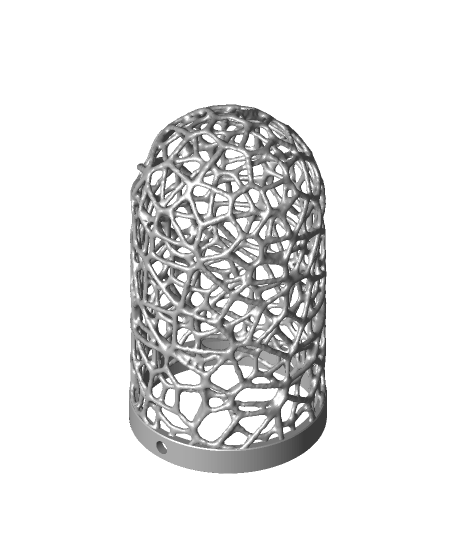 Voronoi kuş besleyici 3d model kötü niyetli teşekkürler 3D print model - Mito3D