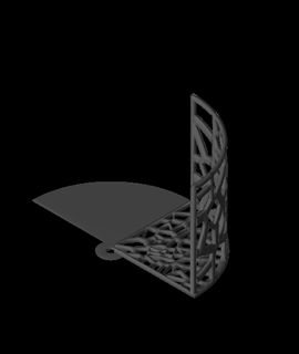 Voronoi teto fixação 3d print model - Mito3D