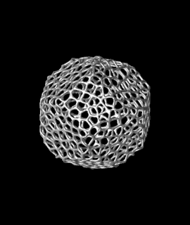 voronoi design 05 stl scalable Arts & Entertainment 3d print model - Mito3D