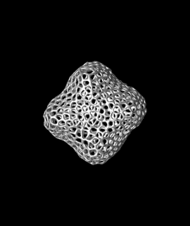 Voronoi tasarım 07 stl ölçeklenebilir sanatlar eğlence 3d print model - Mito3D