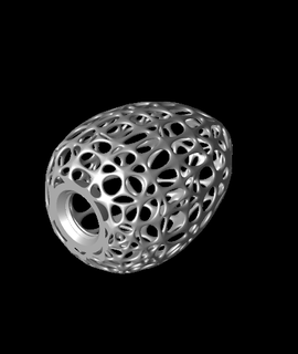 Voronoi ovo recipientes 3d print model - Mito3D