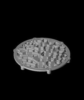 Voronoi dağ 3dpnspeakercover 3d model teşekkürler 3d print model - Mito3D