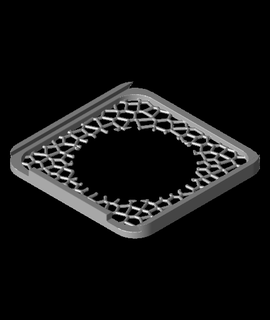 Voronoi Fotoğraf çerçeve 1 daire 3d model teşekkürler 3d print model - Mito3D