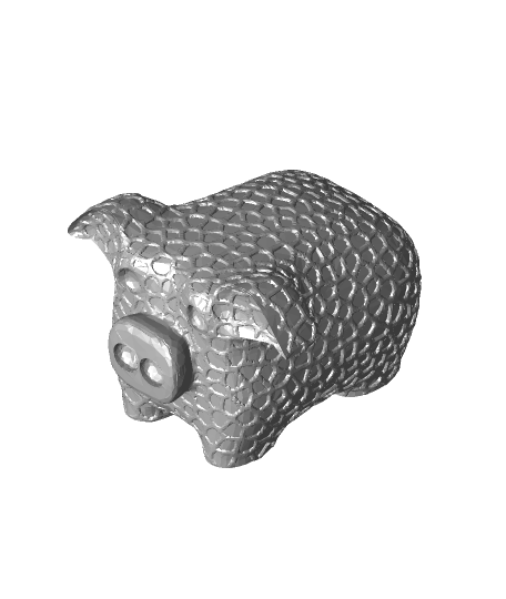 voronoi maiale printbunny animali 3D print model - Mito3D