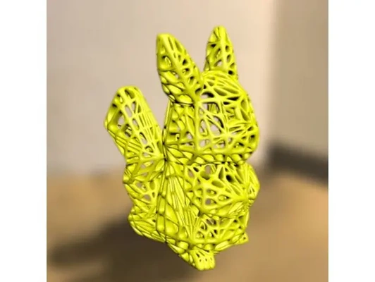 voronoi pikachu 3d by syzguru11 3d print model - Mito3D