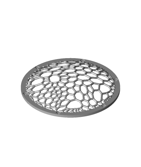 Voronoi alto falante cobrir bainha 3d modelo jomoto10 3D print model - Mito3D