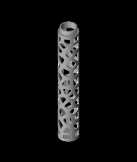 Voronoi estilo lápis ferramenta Panela tampa casa jardim 3d print model - Mito3D