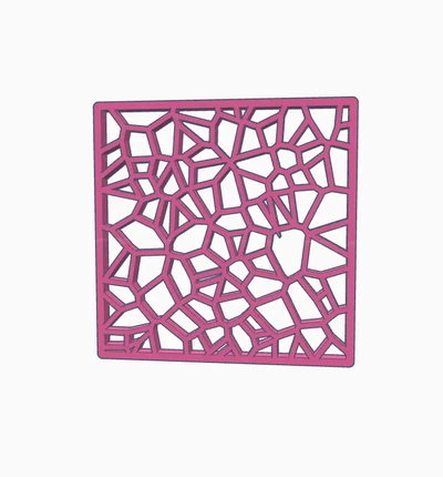 voronoi table decoration 3stl - 3d by 450 on thangs 3d print model - Mito3D