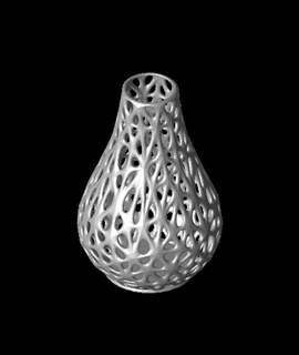 Voronoi vazo 3d model namu3d teşekkürler 3d print model - Mito3D