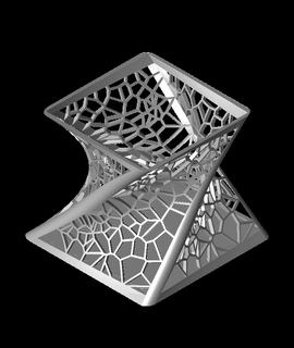 Voronoi vazo leonking ev Bahçe 3d print model - Mito3D