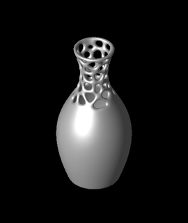 voronoi vase slimprintstl slimprint Home & Garden 3d print model - Mito3D