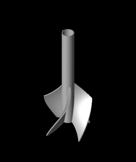 vortex rocket flying model 3d thangs 3d print model - Mito3D