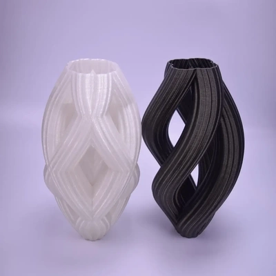 vortex vases 3d by cbobo2uco vase décor accueil maison planteur récipient 3d print model - Mito3D