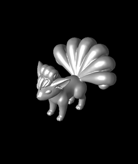 Vulpix Pokémon Jangy 3d print model - Mito3D
