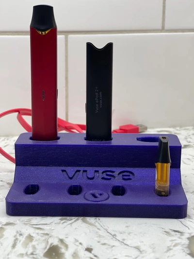 vuse epod 2+ storage charge station - 3d by buds on thangs 3d print model - Mito3D