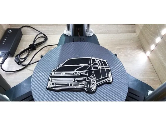 vw transporter 5 silhouette - 3d by clasiones on thangs 3d print model - Mito3D