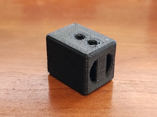 vzbot carbon fiber tube block modified - 3d by endlink on thangs 3d print model - Mito3D