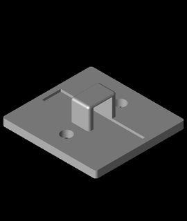 wago 221-2411 - adapterplatte alu pro Hobbies & Games 3d print model - Mito3D