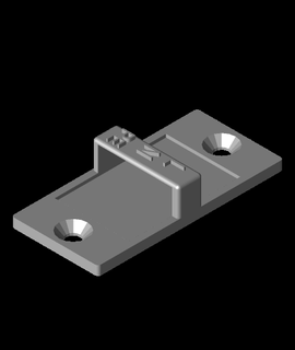 wago 221-2411 - adapterplatte alu pro Hobbies & Games 3d print model - Mito3D
