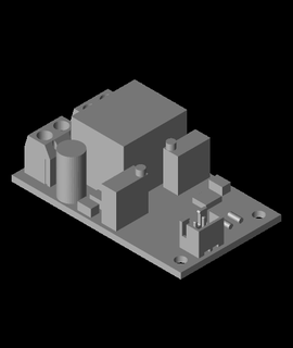 Waldport Stromspannung Monitor cut off 3d print model - Mito3D