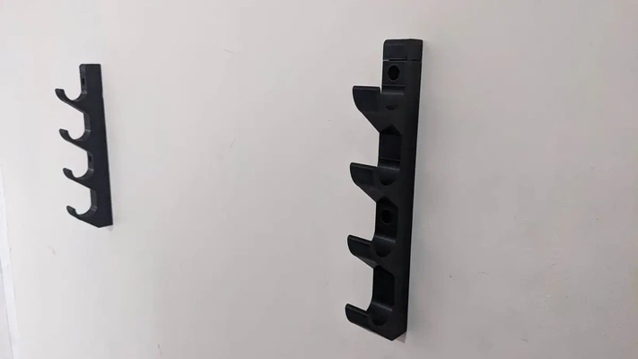 wall mounted rod rackstl - 3d by makrstation on thangs 3d print model - Mito3D