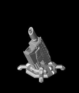 martillo guerra 40k planetario defensa láser 3d print model - Mito3D