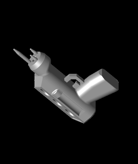 martillo guerra médico combate inyector 3d print model - Mito3D