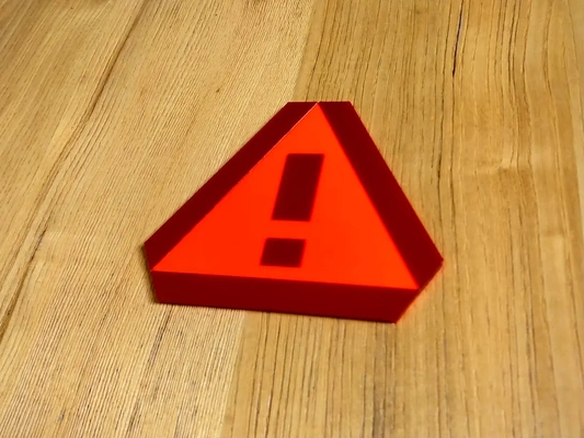 warning sign - 3d by kosteklvp on thangs business & industrial printing publishing triangle 3d print model - Mito3D